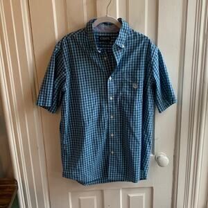 Chaps Short Sleeve Button Up